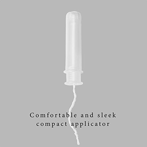 Cora Organic Applicator Tampons | Super Absorbency | 100% Organic Cotton, Unscented, BPA-Free - AB Mystery