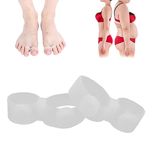 2Pcs Slimming Silicone Foot Massage Magnetic Toe Ring Magnetic Slimming Toe Rings - AB Mystery