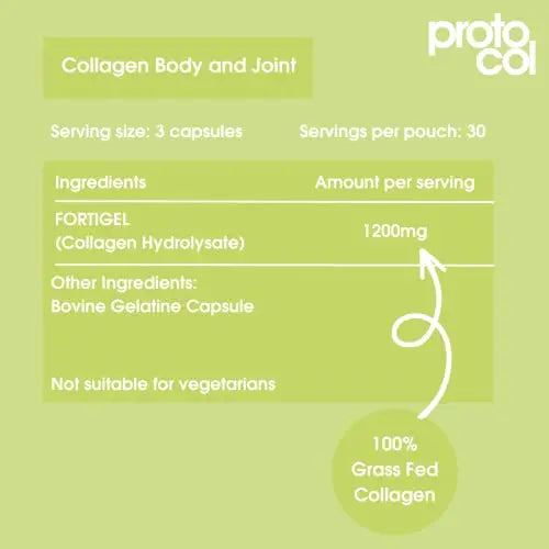 Body and Joint Care Collagen Supplement, Premium Fortigel Bioactive Peptides to Support - AB Mystery