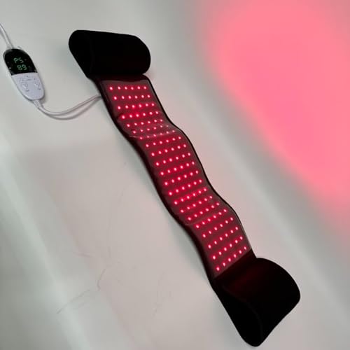 Red Light Therapy Belt, 2 in 1 LED Red & Infrared Light Therapy Flexible Wearable Pad for Body Back - AB Mystery