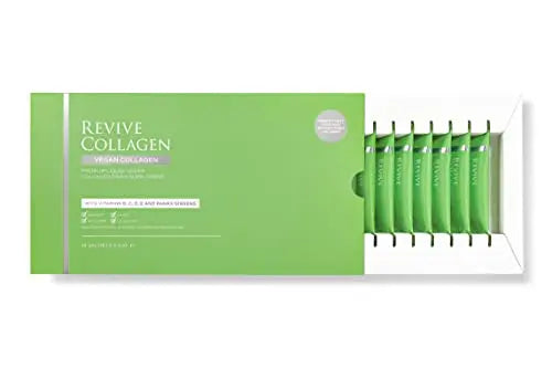 Revive Collagen 2500mg Plant Based Vegan Collagen with Added Vitamin B, C, D & E, Improved Skin, Hair & Nails - AB Mystery