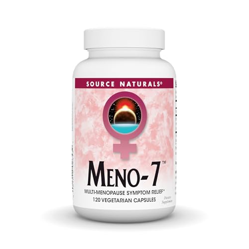 Source Naturals Meno-7, Multi-Menopause Symptom Relief* - 120 Vegetarian Capsules