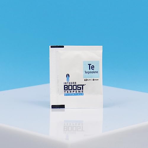Integra Boost - Terpinolene Infusion - 4 Gram Terpene Essentials Two-Way Humidity Control at 62 Percent RH - AB Mystery