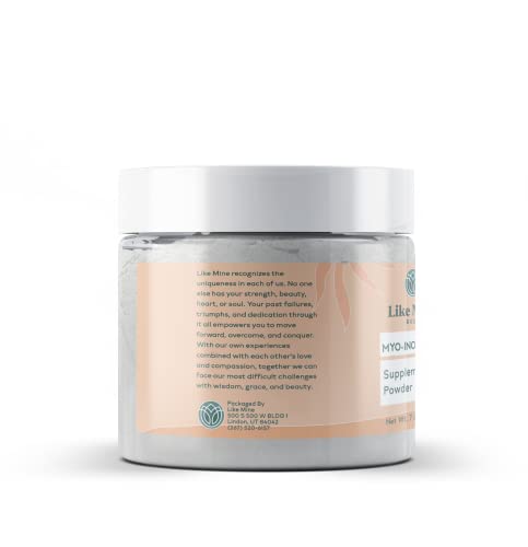 Like Mine Myo-Inositol (7 oz) Vitamin B8, Pure Single Ingredient with No Fillers, Additives - AB Mystery