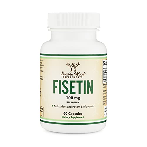 Fisetin Supplement - 100mg of Bioactive Flavnonols, 60 Count (Natural Bioflavonoid - AB Mystery