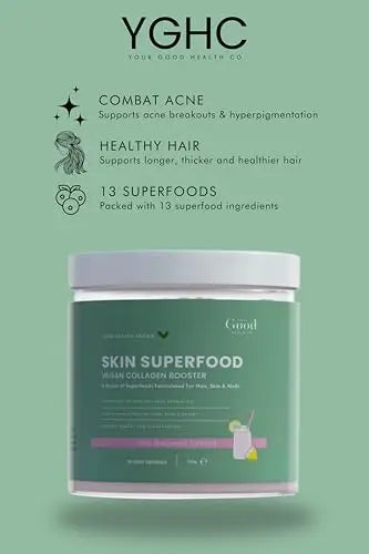 Your Good Health Co. – Your Beauty Vegan Collagen Booster Powder, Pink Lemonade - AB Mystery