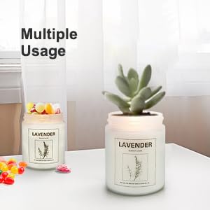 6 Pack Scented Candles, Aromatherapy Candles Gifts Set for Women, 42.6 oz 300 Hour Long Lasting - AB Mystery