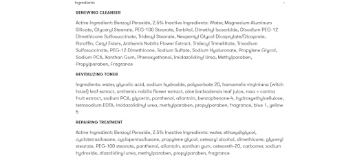 Proactiv 3 Step Acne Treatment - Benzoyl Peroxide Face Wash, Repairing Acne Spot - AB Mystery