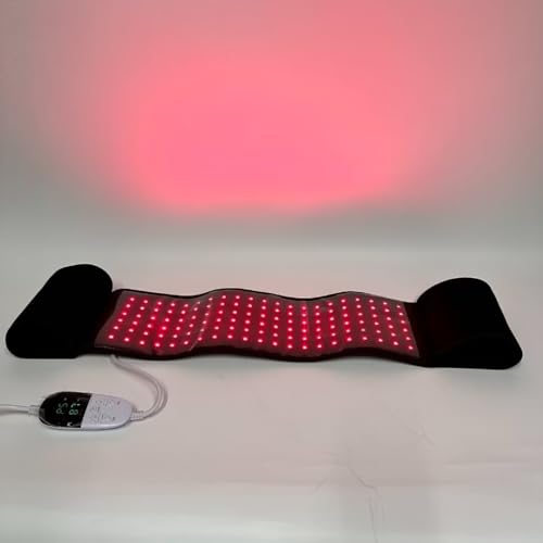 Red Light Therapy Belt, 2 in 1 LED Red & Infrared Light Therapy Flexible Wearable Pad for Body Back - AB Mystery