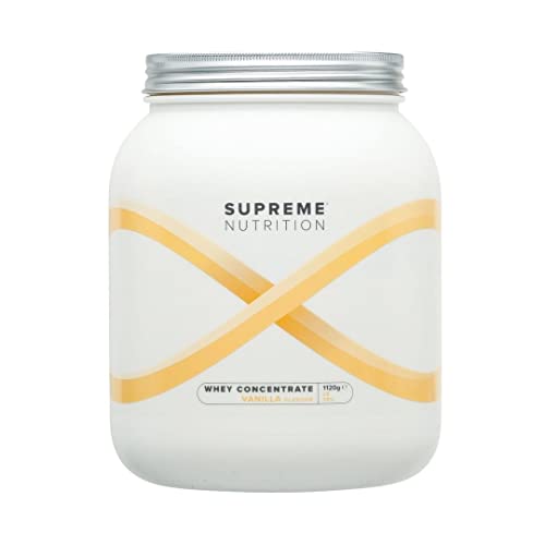 Supreme Nutrition Whey Protein Concentrate | 1.12kg - 28 Servings | 30g of Protein Per Serving Supreme Nutrition