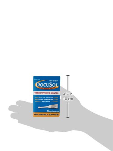 Docusol Docusate Sodium Mini Enema ml, Clear, 0.84 Fl Oz - AB Mystery