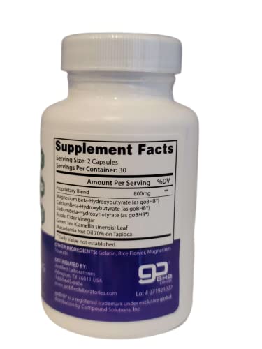 (5 Pack) Trim Life Labs Keto Pills Includes Apple Cider Vinegar Patented goBHB® Exogenou - AB Mystery