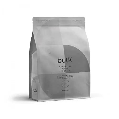 Bulk Essential Whey Protein Powder Shake, Vanilla, 1kg