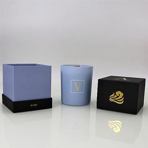 Vantage Venue - Premium Quality Wooden Wick Scented Candles | Aromatherapy Soy Wax Candle - AB Mystery