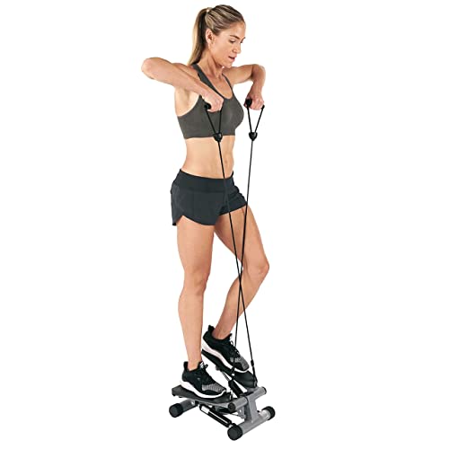 Sunny Health & Fitness Mini Stepper for Exercise Low-Impact Stair Step Cardio Equipment 
