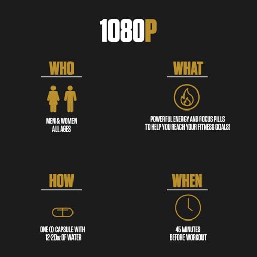 1080p Thermogenic Energy Burn | #1 Rated Energy & Pre Workout for Men & Women - AB Mystery