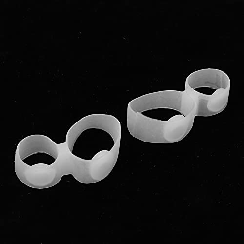 2Pcs Slimming Silicone Foot Massage Magnetic Toe Ring Magnetic Slimming Toe Rings - AB Mystery