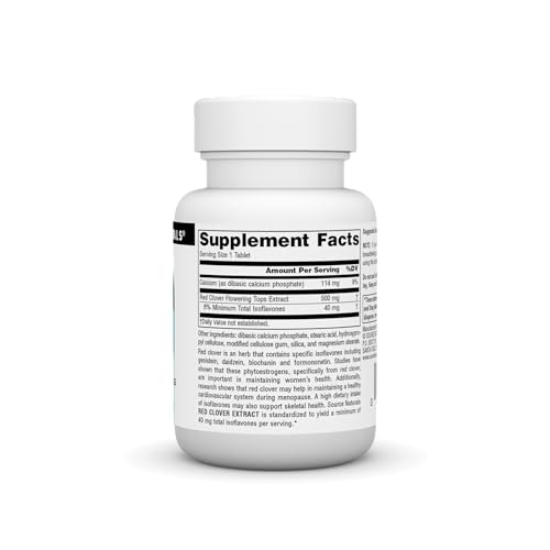 Source Naturals Red Clover Extract, 500 Mg Tablet, 30 Count - AB Mystery