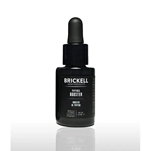 Brickell Men’s Protein Peptides Booster Serum for Men, Natural and Organic Protein Peptides Booster