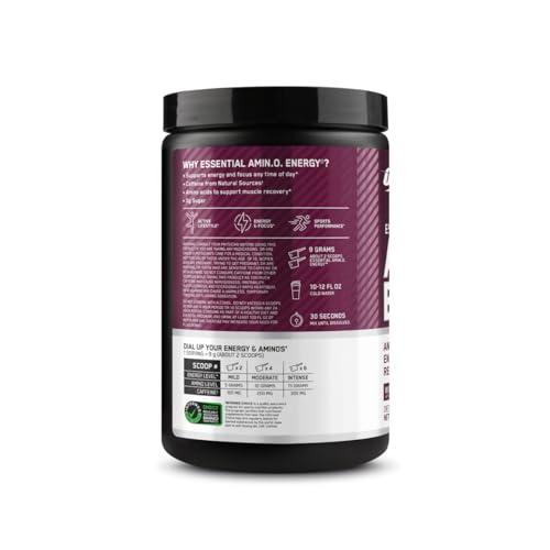 Optimum Nutrition Amino Energy - Pre Workout with Green Tea, BCAA, Amino Acids - AB Mystery