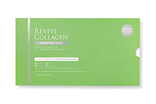 Revive Collagen 2500mg Plant Based Vegan Collagen with Added Vitamin B, C, D & E, Improved Skin, Hair & Nails - AB Mystery