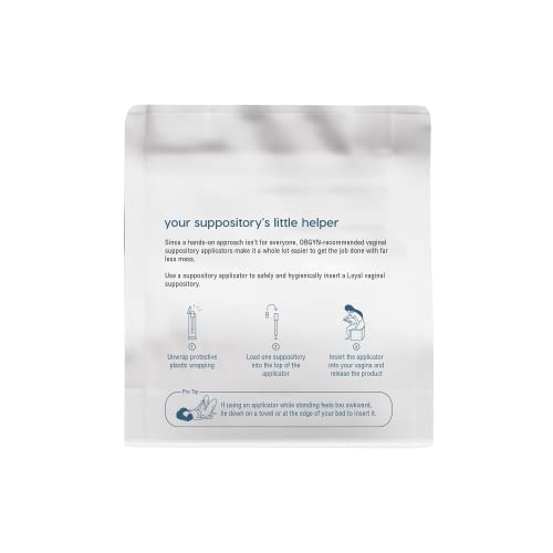 Loyal The Helper Vaginal Suppository Applicators | Efficient | Compact | Comfortable | Fits Most Brands, Pills - AB Mystery