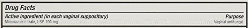 Miconazole 7 Day Vaginal Suppositories 100 mg - 7 ea - AB Mystery