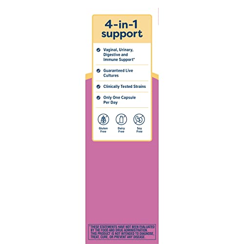 Renew Life Women's Probiotic Capsules, Supports pH Balance for Women, Vaginal, Urinary - AB Mystery