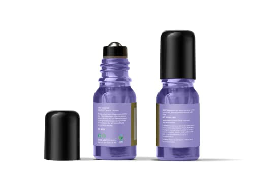 Calm Magnesium Roller Lavender Orange Cedarwood Essential Oil Roll On Calming Aromatherapy Self Care - AB Mystery