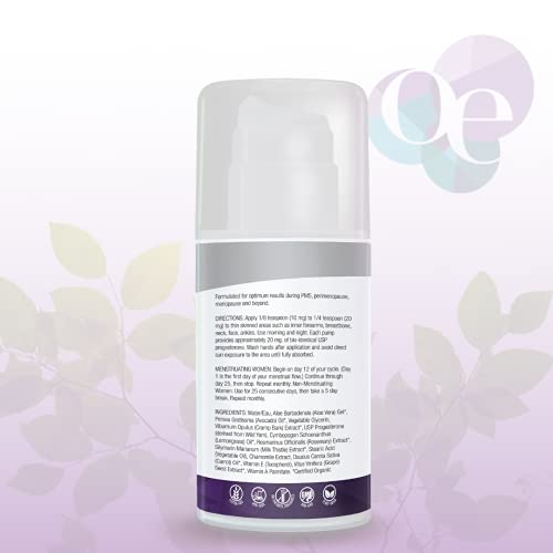 Organic Excellence Feminine Balance Therapy - USP Bio-Identical Progesterone Cream - 3 oz - AB Mystery