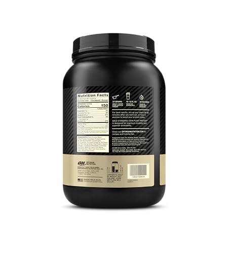 Optimum Nutrition Gold Standard 100% Plant Based Protein Powder, Gluten Free, Vegan - AB Mystery