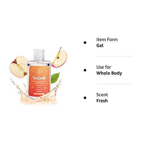 VeeFresh - VeeGentle Feminine Wash pH Balance for Women Wash with Apple Cider Vinegar - AB Mystery