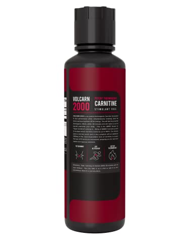 InnoSupps Volcarn 2000 - Advanced Fat Burning Liquid | L-Carnitine, GBEEC, Boost Energy - AB Mystery