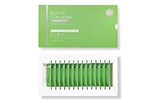 Revive Collagen 2500mg Plant Based Vegan Collagen with Added Vitamin B, C, D & E, Improved Skin, Hair & Nails