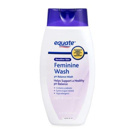 Equate Sensitive Skin Feminine pH Balance Wash, 12 Fl oz (Pack of 2) - AB Mystery
