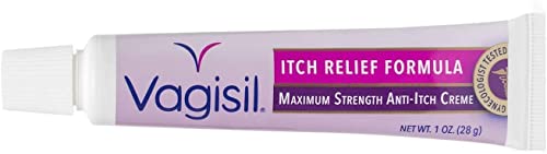 Vagisil Medicated Anti-Itch Creme Maximum Strength - 1oz, Pack of 5 - AB Mystery