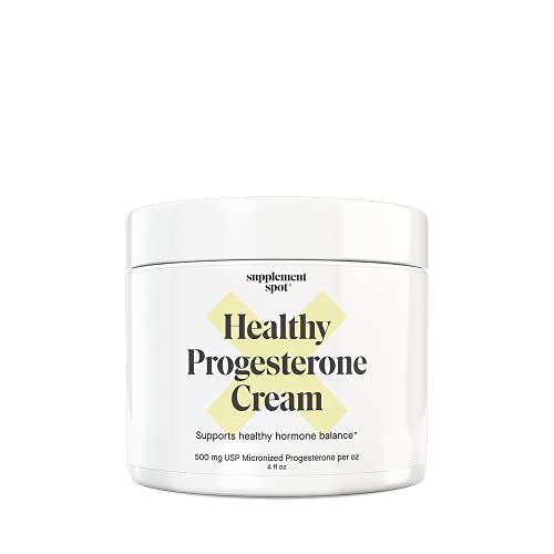 Supplement Spot Healthy Progesterone Cream for Women – Micronized Bioidentical Progesterone Cream