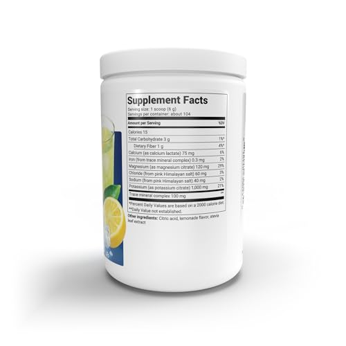 Dr. Berg Hydration Keto Electrolyte Powder - Enhanced w/ 1,000mg of Potassium & Real - AB Mystery