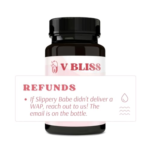 V Bliss Slippery Babe Vaginal Moisturizer Capsules | Relieves Vaginal Dryness with Slippery Elm - AB Mystery