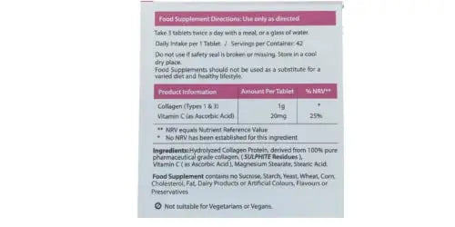 AHS Super Collagen Plus C Tablets - Pack of 250 Tablets (Also 120 + 90 Counts) 3 Sizes! 6000MG PER - AB Mystery