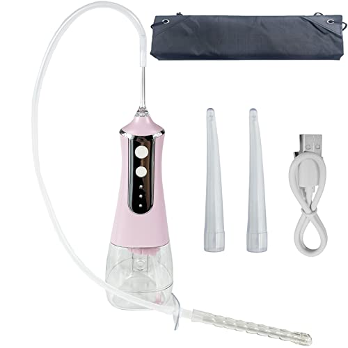 JZCXword Automatic Electric Enema Bulb with 3 Enemas Tip & 3 Mode 19.7in Silicone Tubing Anal
