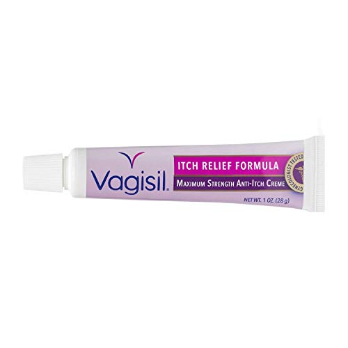 Vagisil Maximum Strength Feminine Anti-Itch Cream with Benzocaine for Women, Helps Relieve Yeast - AB Mystery