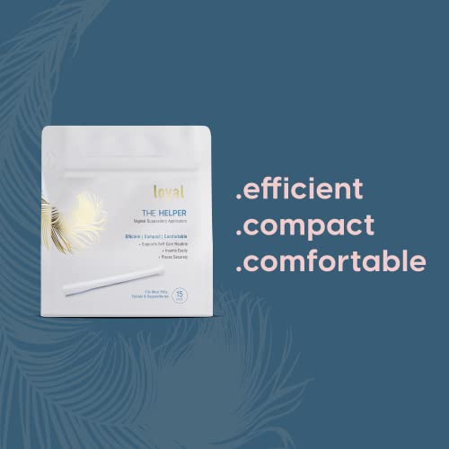 Loyal The Helper Vaginal Suppository Applicators | Efficient | Compact | Comfortable | Fits Most Brands, Pills - AB Mystery