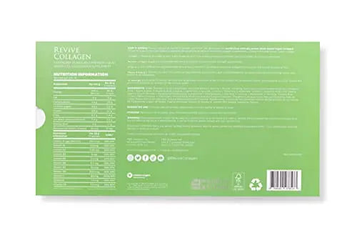 Revive Collagen 2500mg Plant Based Vegan Collagen with Added Vitamin B, C, D & E, Improved Skin, Hair & Nails - AB Mystery