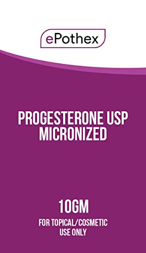 EPOTHEX Progesterone Powder USP, Micronized Powder, Topical and Cosmetic, 10 Grams - AB Mystery