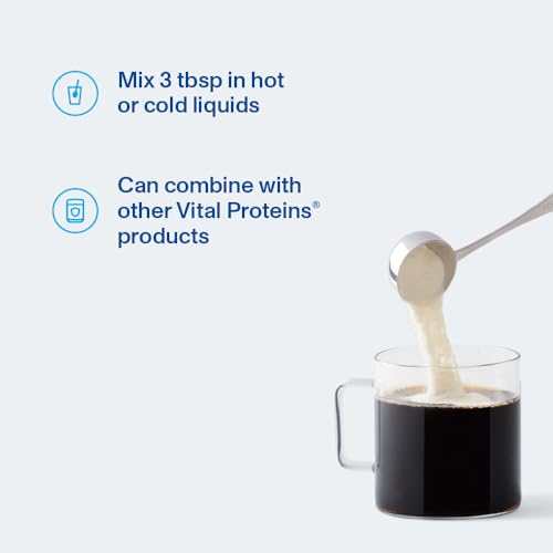 Vital Proteins Collagen Peptides Powder with Hyaluronic Acid and Vitamin C, Unflavored - AB Mystery