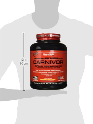 MuscleMeds Carnivor Beef Protein Isolate, 0 Lactose, 0 Sugar, 0 Fat, 0 Cholesterol - AB Mystery