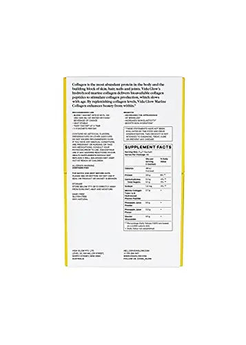 Vida Glow Marine Collagen Powder Sachets Pineapple - AB Mystery