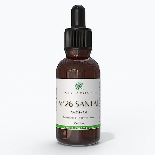 SLK Aroma, Santal Aroma Diffuser Oil, No. 26, Ultra Luxury Niche Blend of The Finest Essential Oils - AB Mystery