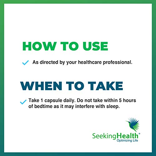 Seeking Health L-5-MTHF, Supports Healthy Methylation, Easily Absorbed Methyl Folate Supplement Seeking Health